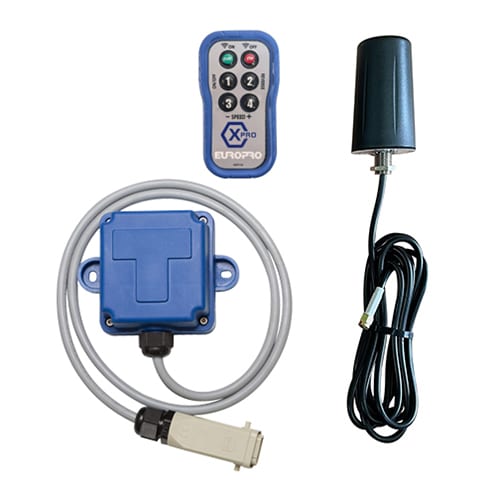 Komplet 12V-DC trådløs fjernbetjening med variabel hastighed til X-PRO D200