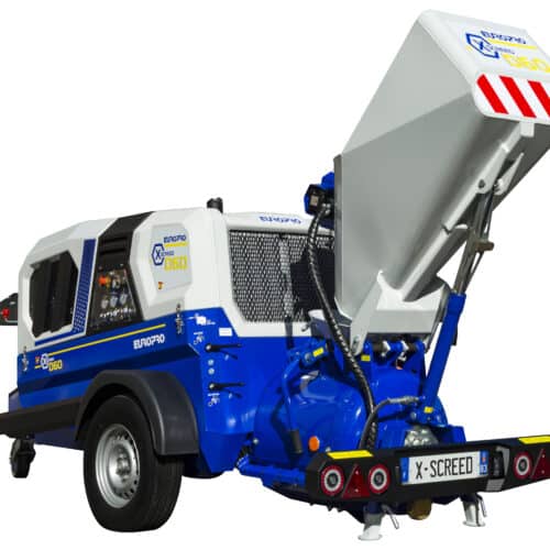 X-SCREED D60 anhænger betonpumpe