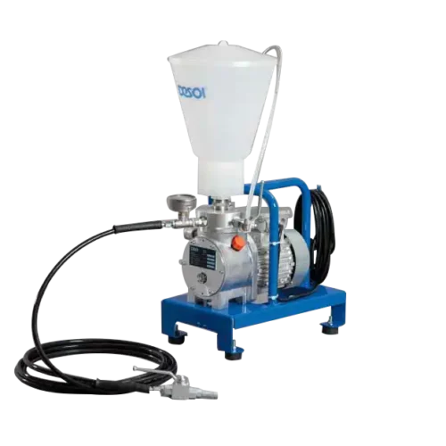 Membranpumpe LE303 m. Inj.Pistol m. manometer