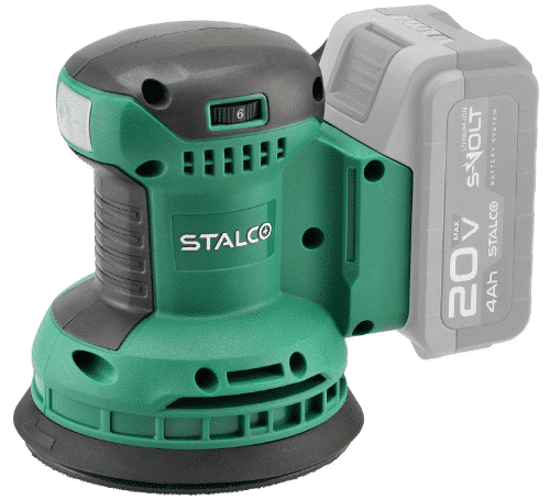 AKKU Excentersliber ESS20-125 (20 V, uden batteri) – Stalco S-Volt