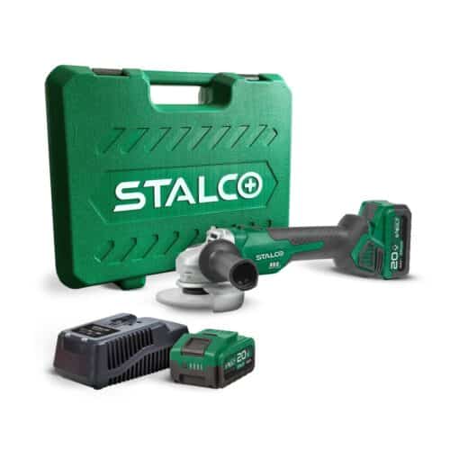 Vinkelsliber 20 V (2×4 Ah) – Stalco AGS20-125BL S-Volt