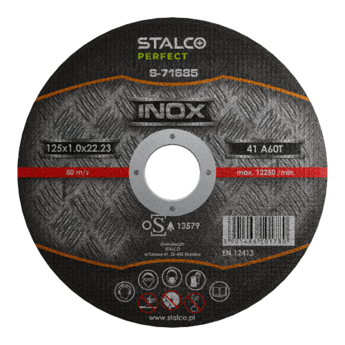 Skæreskive til rustfrit stål - PROF serie - STALCO PERFECT