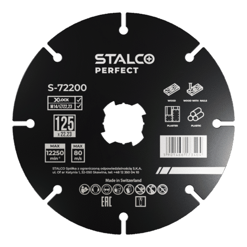 Skæreskive med hårdmetaltænder X-LOCK M14/22,23mm -  STALCO PERFECT