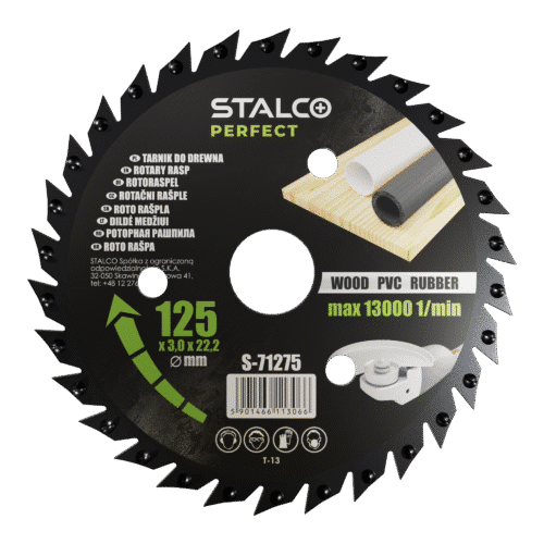 Sav-rasp til vinkelsliber 125 mm - PROF serie - STALCO PERFECT