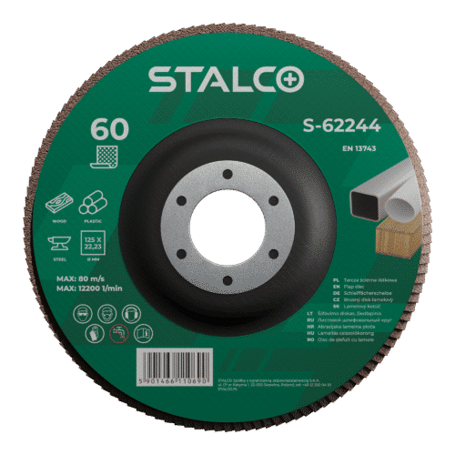 Lamelslibeskive 125 mm