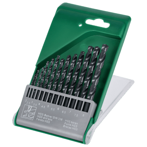 Sæt HSS metalbor 2–8 mm, 13 dele STALCO