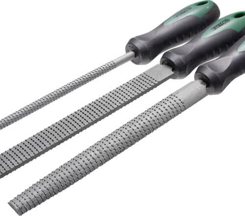 Sæt med træraspe 200 mm, 3 dele STALCO