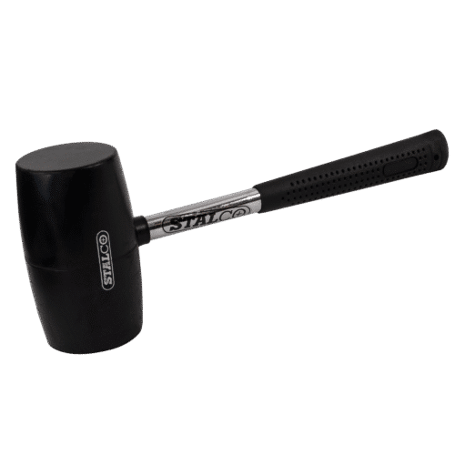 Gummihammer 65 mm med metal­skaft  STALCO