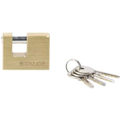 Messing-hængelås med lang bøjle– STALCO