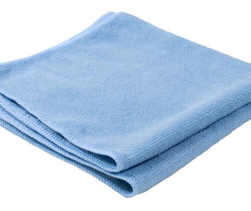 Mikrofiberklub 40×40 cm – blå – 250 g/m²