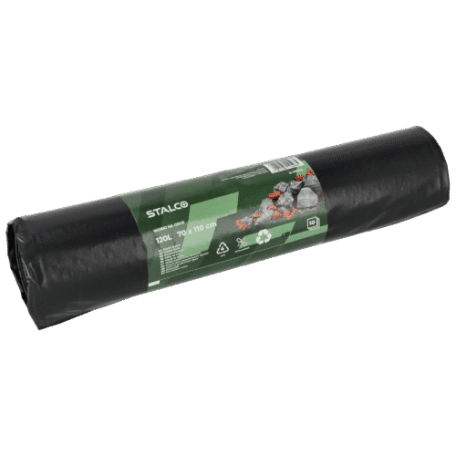 Affaldssække til byggeaffald 120 L LDPE, sæt á 10 stk. – STALCO