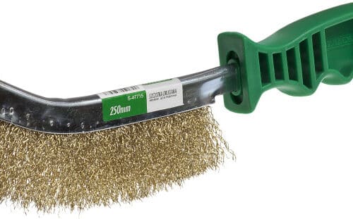 Messing stålbørste 250 mm STALCO