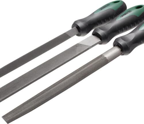 Sæt med metalfiler 200 mm, 3 dele STALCO