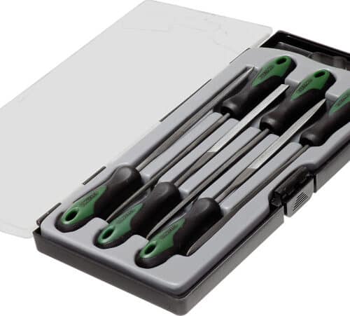 Sæt med nålefiler til metal 100 mm, 6 dele STALCO